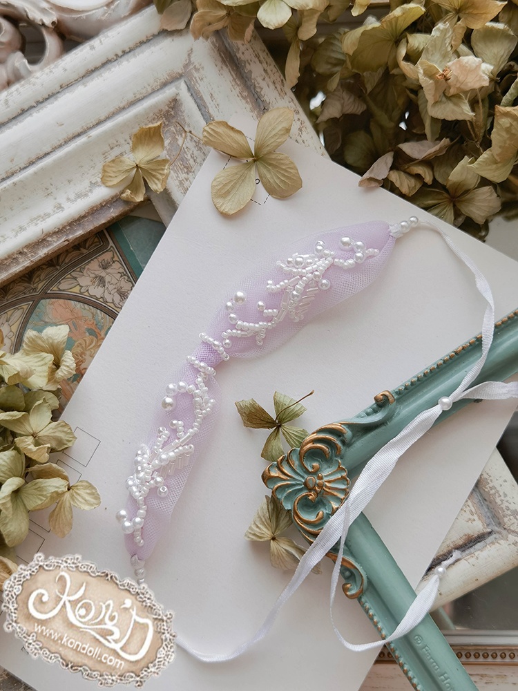 【Kon’D】OB22・OB24・アゾン1/6スケールSサイズ(EX CUTE)対応 ドール用お洋服セット(リュネビル刺繍③)4点セット 【3セット限定】