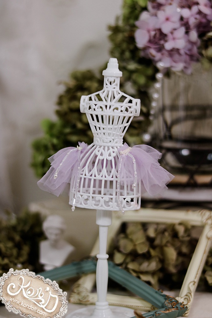 【Kon’D】OB22・OB24・アゾン1/6スケールSサイズ(EX CUTE)対応 ドール用お洋服セット(リュネビル刺繍③)4点セット 【3セット限定】