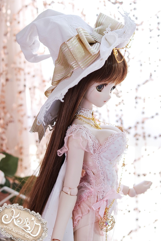【Kon’D】DD dy 寄せ胸/L胸・DDIII・DDS・M/L/寄せ胸 バスト28cmまで対応 ドール用お洋服セット(Enchanter of stars星の魔法使い)11点セット
