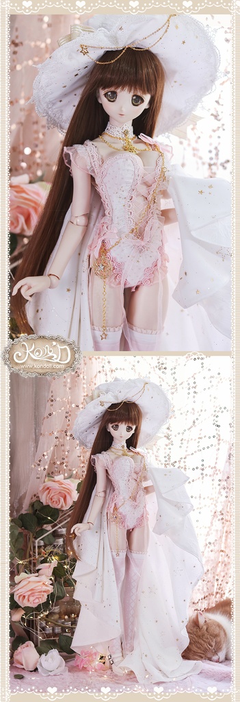 【Kon’D】DD dy 寄せ胸/L胸・DDIII・DDS・M/L/寄せ胸 バスト28cmまで対応 ドール用お洋服セット(Enchanter of stars星の魔法使い)11点セット