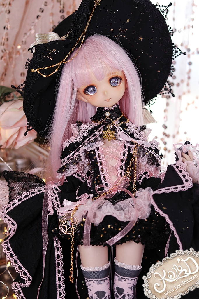 【Kon’D】MDD S胸/M胸/L胸・OB48・50・S胸/M胸/L胸 Holiday's Child 高さ44cmまで対応 ドール用お洋服セット(Enchanter of stars星の魔法使い)11点セット