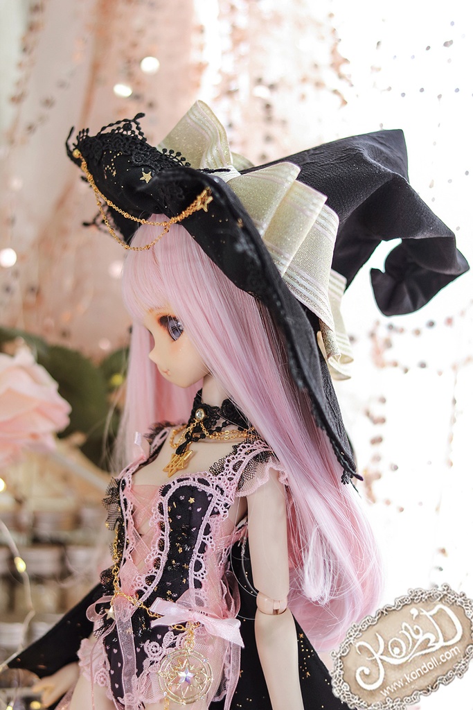 【Kon’D】MDD S胸/M胸/L胸・OB48・50・S胸/M胸/L胸 Holiday's Child 高さ44cmまで対応 ドール用お洋服セット(Enchanter of stars星の魔法使い)11点セット