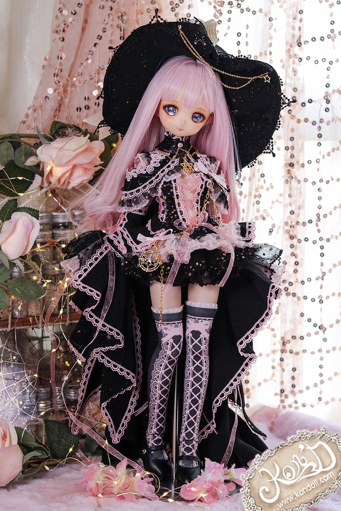 【Kon’D】MDD S胸/M胸/L胸・OB48・50・S胸/M胸/L胸 Holiday's Child 高さ44cmまで対応 ドール用お洋服セット(Enchanter of stars星の魔法使い)11点セット