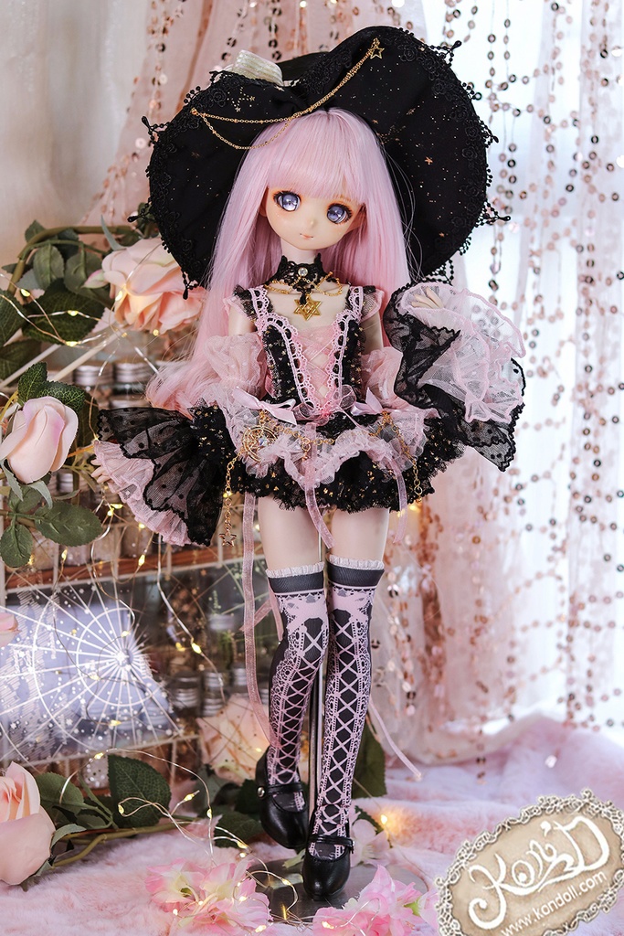 【Kon’D】MDD S胸/M胸/L胸・OB48・50・S胸/M胸/L胸 Holiday's Child 高さ44cmまで対応 ドール用お洋服セット(Enchanter of stars星の魔法使い)11点セット
