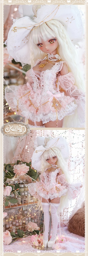 【Kon’D】MDD S胸/M胸/L胸・OB48・50・S胸/M胸/L胸 Holiday's Child 高さ44cmまで対応 ドール用お洋服セット(Enchanter of stars星の魔法使い)11点セット