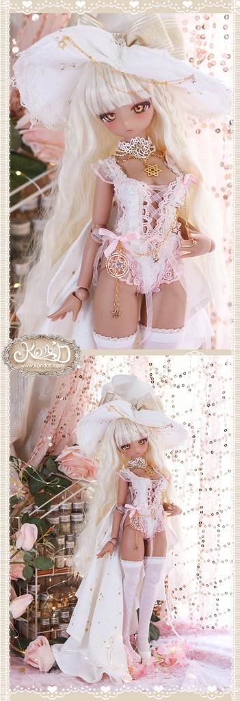 【Kon’D】MDD S胸/M胸/L胸・OB48・50・S胸/M胸/L胸 Holiday's Child 高さ44cmまで対応 ドール用お洋服セット(Enchanter of stars星の魔法使い)11点セット