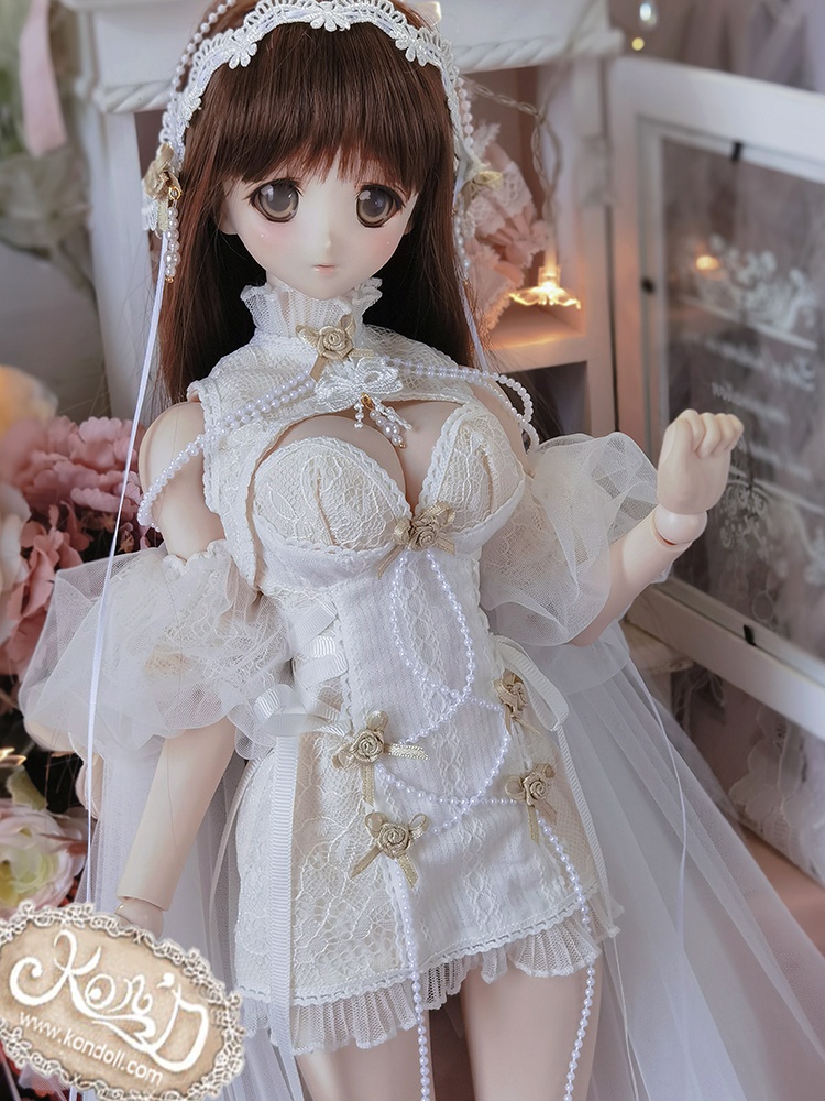 【Kon’D】DD dy 寄せ胸/L胸・DDIII・DDS・M/L/寄せ胸 バスト28cmまで対応 ドール用お洋服セット(gown快夢シリーズ)6点セット