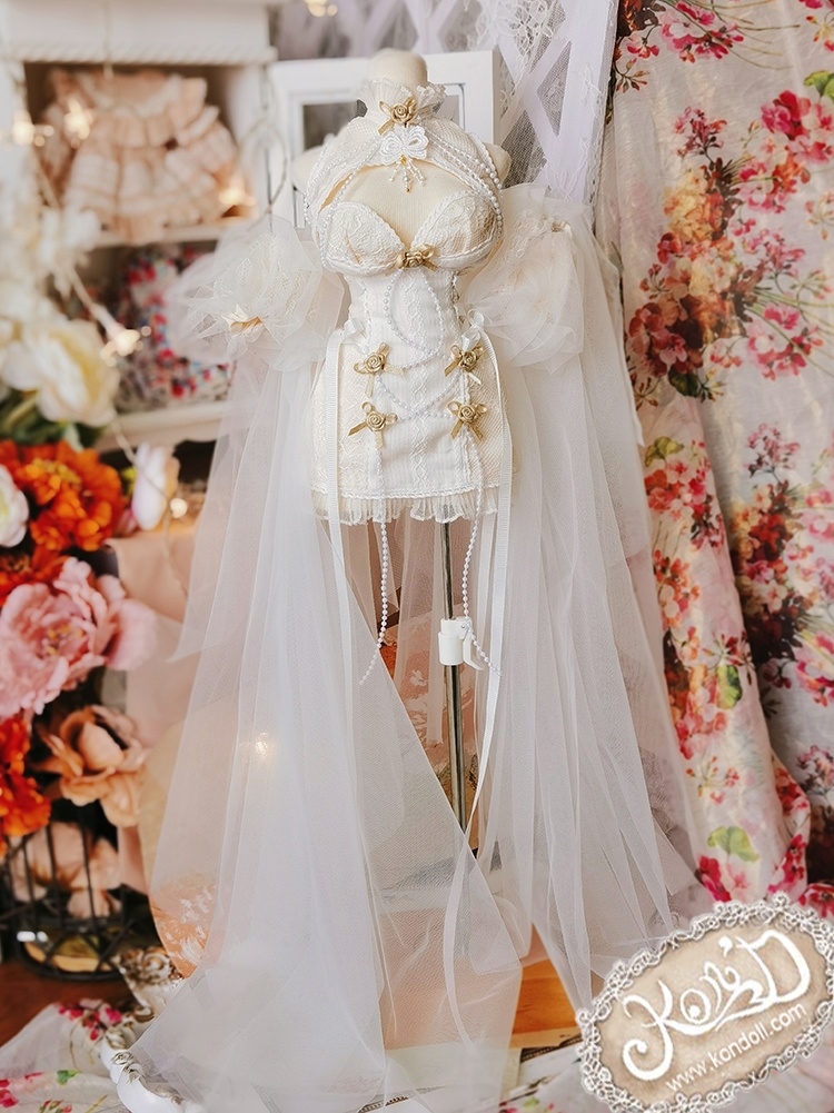 【Kon’D】DD dy 寄せ胸/L胸・DDIII・DDS・M/L/寄せ胸 バスト28cmまで対応 ドール用お洋服セット(gown快夢シリーズ)6点セット