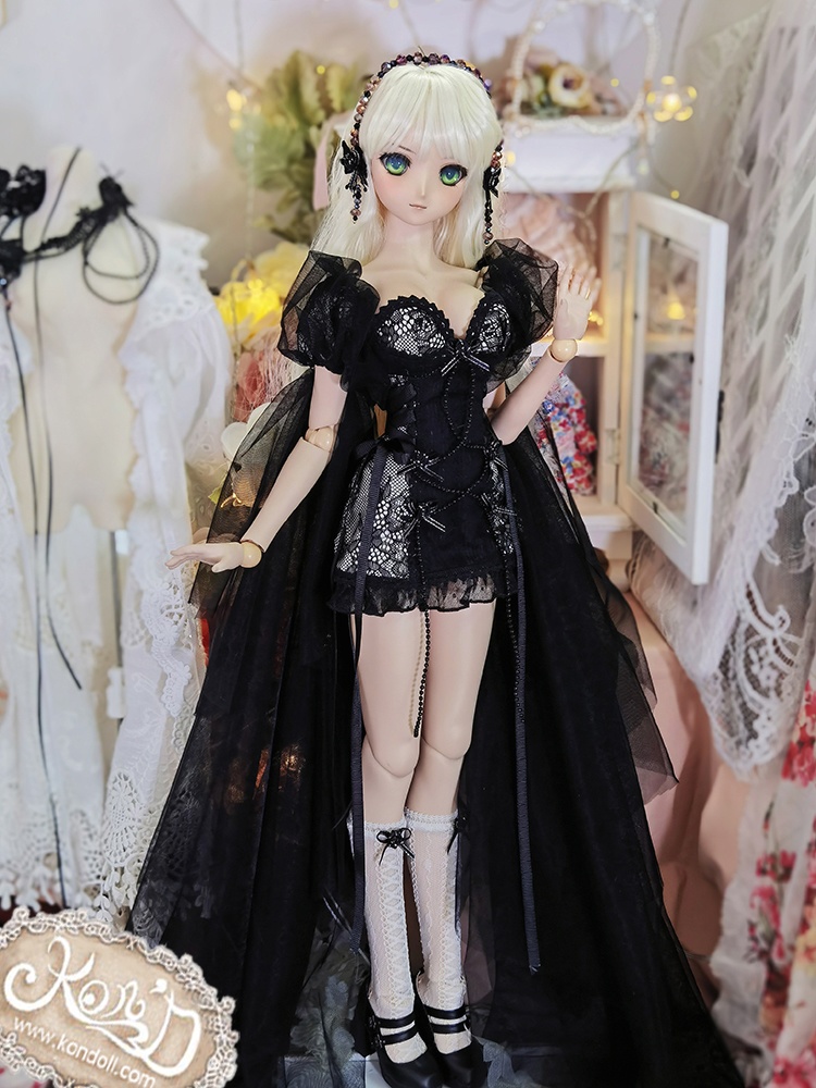 【Kon’D】DD dy 寄せ胸/L胸・DDIII・DDS・M/L/寄せ胸 バスト28cmまで対応 ドール用お洋服セット(gown快夢シリーズ)6点セット