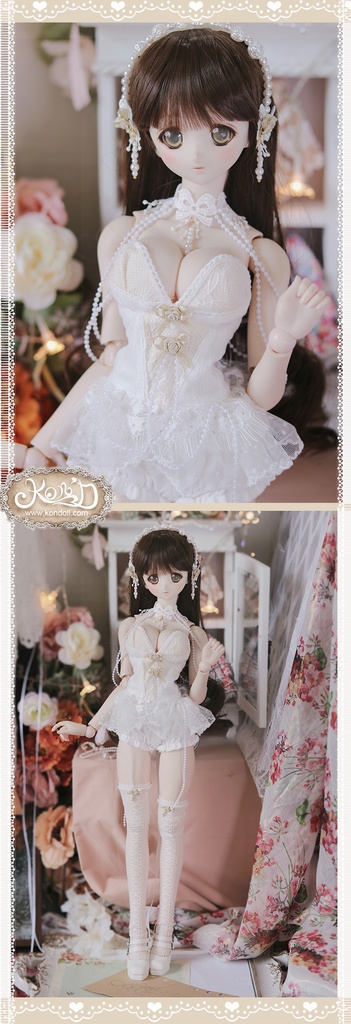 【Kon’D】DD dy 寄せ胸/L胸・DDIII・DDS・M/L/寄せ胸 バスト28cmまで対応 ドール用お洋服セット(パンプキンパンツ 快夢シリーズ)6点セット