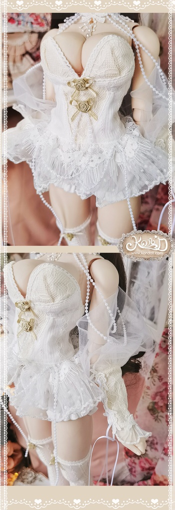 【Kon’D】DD dy 寄せ胸/L胸・DDIII・DDS・M/L/寄せ胸 バスト28cmまで対応 ドール用お洋服セット(パンプキンパンツ 快夢シリーズ)6点セット