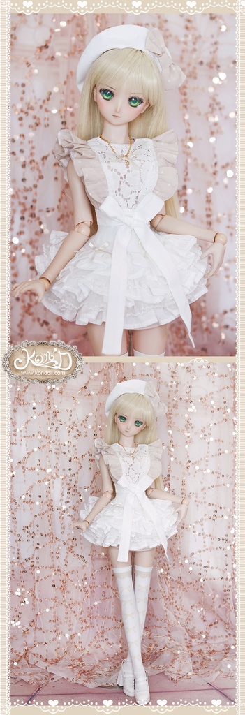 【Kon’D】DD dy 寄せ胸/L胸・DDIII・DDS・M/L/寄せ胸 バスト28cmまで対応 60cmのBJDドールまで対応 ドールドール用お洋服セット(ガールズクローゼット)6点セット