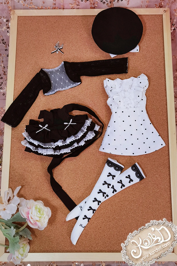 【Kon’D】MDD S胸/M胸/L胸・OB48・50・S胸/M胸/L胸 Holiday's Child 高さ44cmまで対応 ドール用お洋服セット(ガールズクローゼット)6点セット