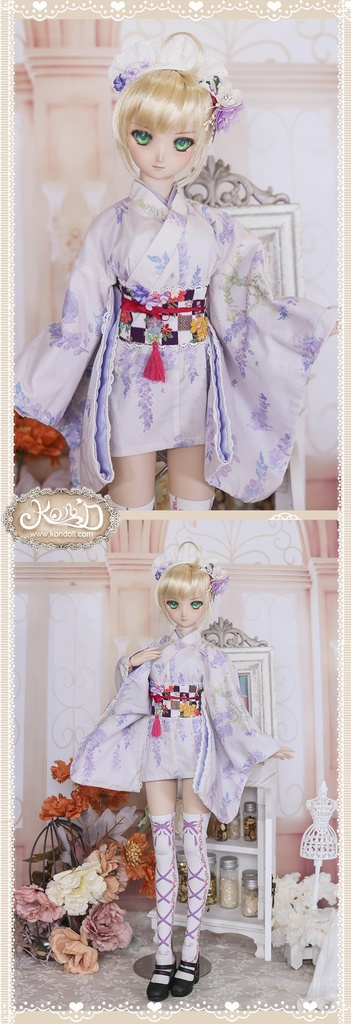 【Kon’D】DD dy寄せ胸/L胸・DDIII・DDS・M/L/寄せ胸 バスト24-28cmまで対応 58-62cmのBJDドールまで対応 ドールドール用お洋服セット(春の日(ロング)セット)10点セット