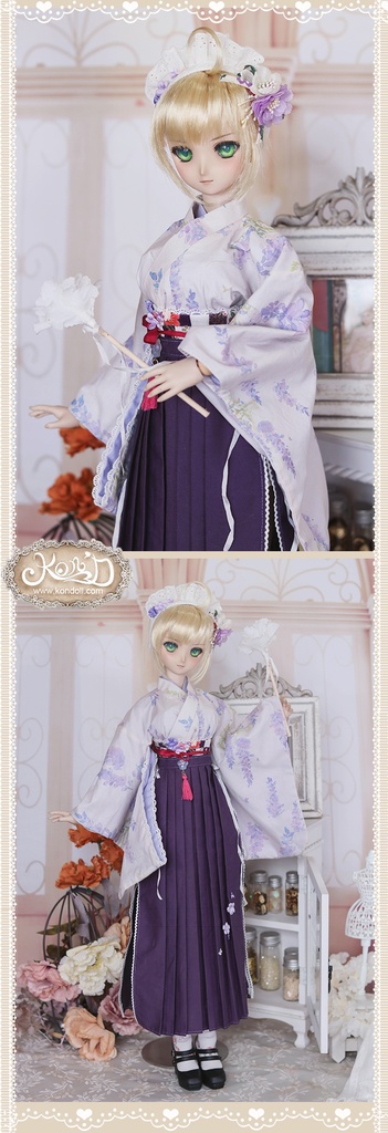 【Kon’D】DD dy寄せ胸/L胸・DDIII・DDS・M/L/寄せ胸 バスト24-28cmまで対応 58-62cmのBJDドールまで対応 ドールドール用お洋服セット(春の日(ロング)セット)10点セット