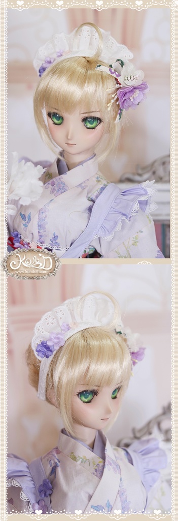 【Kon’D】DD dy寄せ胸/L胸・DDIII・DDS・M/L/寄せ胸 バスト24-28cmまで対応 58-62cmのBJDドールまで対応 ドールドール用お洋服セット(春の日(ショート)セット)10点セット