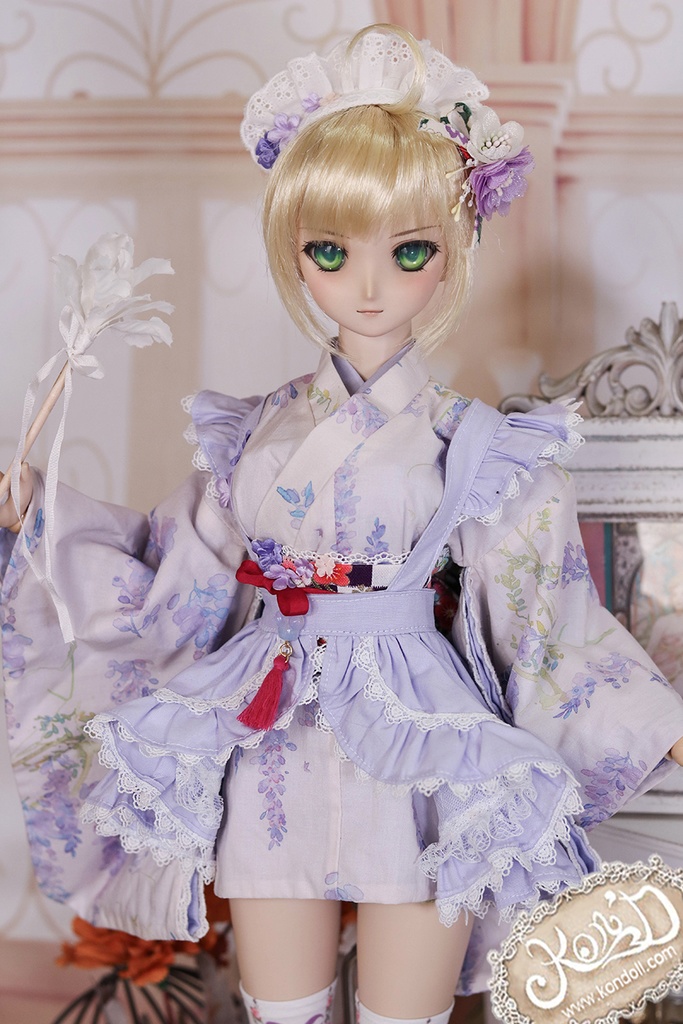 【Kon’D】DD dy寄せ胸/L胸・DDIII・DDS・M/L/寄せ胸 バスト24-28cmまで対応 58-62cmのBJDドールまで対応 ドールドール用お洋服セット(春の日(ショート)セット)10点セット