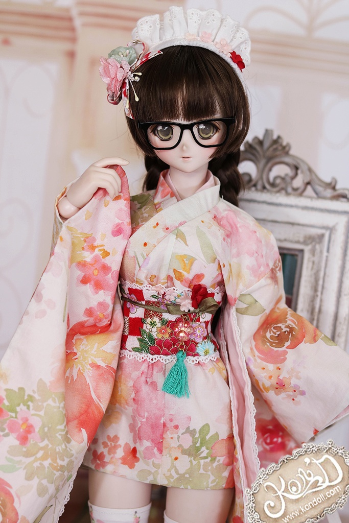 【Kon’D】DD dy寄せ胸/L胸・DDIII・DDS・M/L/寄せ胸 バスト24-28cmまで対応 58-62cmのBJDドールまで対応 ドールドール用お洋服セット(春の日(ショート)セット)10点セット