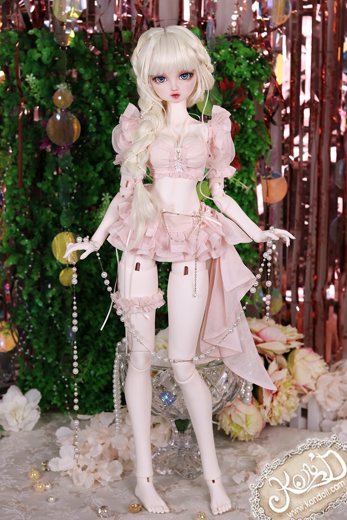 【Kon’D】DD dy寄せ胸/L胸・DDIII・DDS・M/L/寄せ胸 バスト24-28cmまで対応 58-62cmのBJDドールまで対応 ドールドール用お洋服セット(逃走中のプリンセス)10点セット