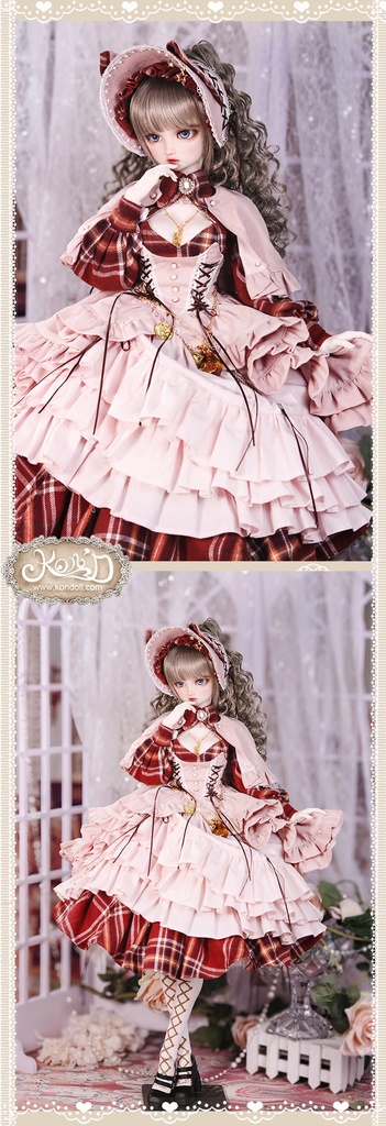 【数量限定】【Kon’D】DD dy寄せ胸/L胸・DDIII・DDS・M/L/寄せ胸 バスト26-28cmまで対応 60-62cmのBJD、SD16ドールまで対応ドール用お洋服セット(魔法見習い)10点セット