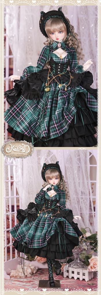 【数量限定】【Kon’D】DD dy寄せ胸/L胸・DDIII・DDS・M/L/寄せ胸 バスト26-28cmまで対応 60-62cmのBJD、SD16ドールまで対応ドール用お洋服セット(魔法見習い)10点セット