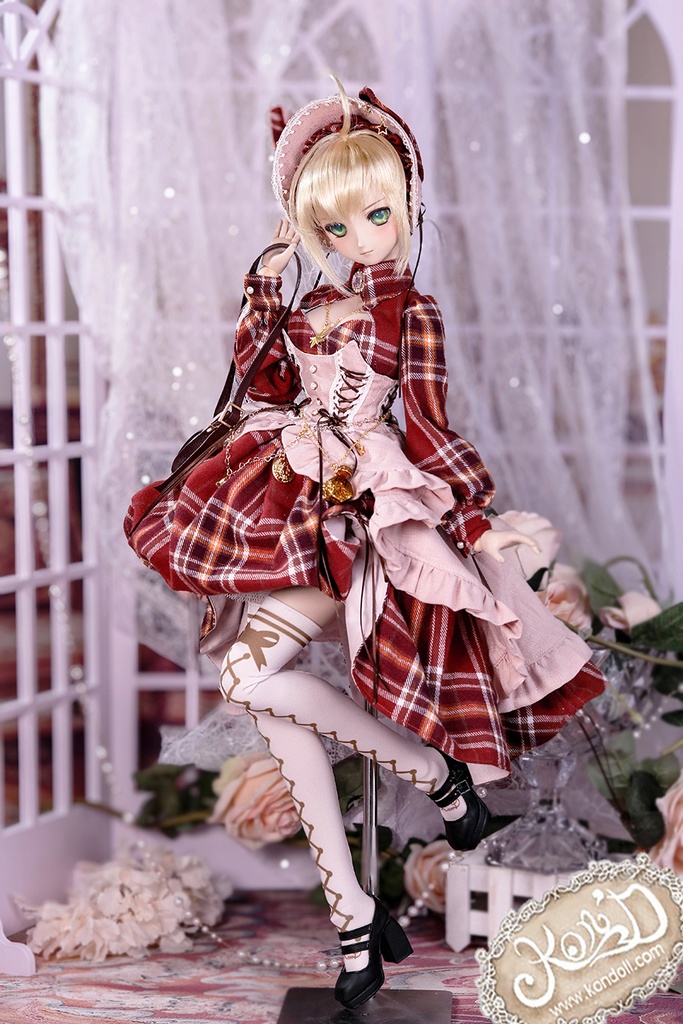 【数量限定】【Kon’D】DD dy寄せ胸/L胸・DDIII・DDS・M/L/寄せ胸 バスト26-28cｍまで対応 60-62cmのBJD、SD16ドールまで対応ドール用お洋服セット（魔法見習い）10点セット
