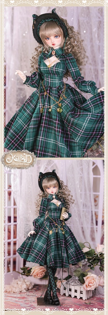 【数量限定】【Kon’D】DD dy寄せ胸/L胸・DDIII・DDS・M/L/寄せ胸 バスト26-28cmまで対応 60-62cmのBJD、SD16ドールまで対応ドール用お洋服セット(魔法見習い)10点セット