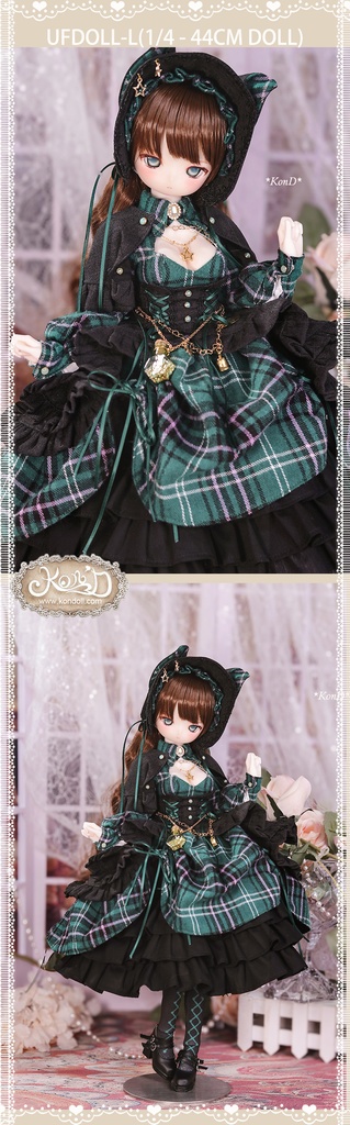 【数量限定】【Kon’D】MDD S胸/M胸/L胸・OB48・50・S胸/M胸/L胸 Holiday's Child 高さ約44cmまで対応 バスト20.5cmまで対応 ドール用お洋服セット(魔法見習い)10点セット