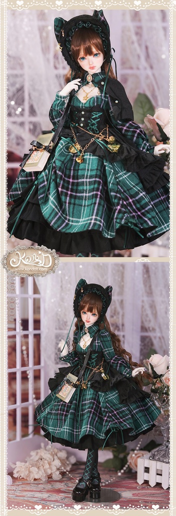 【数量限定】【Kon’D】MDD S胸/M胸/L胸・OB48・50・S胸/M胸/L胸 Holiday's Child 高さ約44cmまで対応 バスト20.5cmまで対応 ドール用お洋服セット(魔法見習い)10点セット