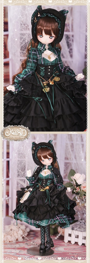 【数量限定】【Kon’D】MDD S胸/M胸/L胸・OB48・50・S胸/M胸/L胸 Holiday's Child 高さ約44cmまで対応 バスト20.5cmまで対応 ドール用お洋服セット(魔法見習い)10点セット