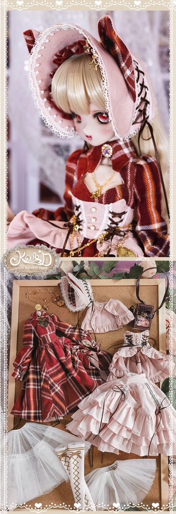 【数量限定】【Kon’D】MDD S胸/M胸/L胸・OB48・50・S胸/M胸/L胸 Holiday's Child 高さ約44cmまで対応 バスト20.5cmまで対応 ドール用お洋服セット(魔法見習い)10点セット