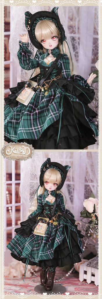 【数量限定】【Kon’D】MDD S胸/M胸/L胸・OB48・50・S胸/M胸/L胸 Holiday's Child 高さ約44cmまで対応 バスト20.5cmまで対応 ドール用お洋服セット(魔法見習い)10点セット