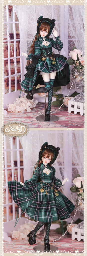 【数量限定】【Kon’D】MDD S胸/M胸/L胸・OB48・50・S胸/M胸/L胸 Holiday's Child 高さ約44cmまで対応 バスト20.5cmまで対応 ドール用お洋服セット(魔法見習い)10点セット