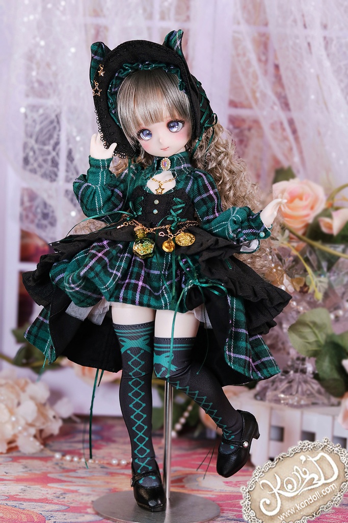 【数量限定】【Kon’D】Puyoo doll kumakoサイズ対応 高さ約40cmのドールまで対応 ドール用お洋服セット（魔法見習い）10点セット