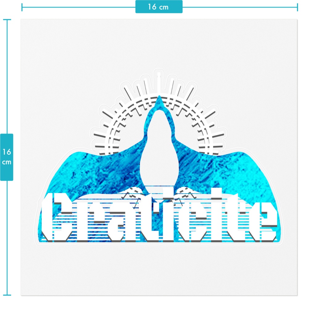 Craticite バンドロゴ ステッカー