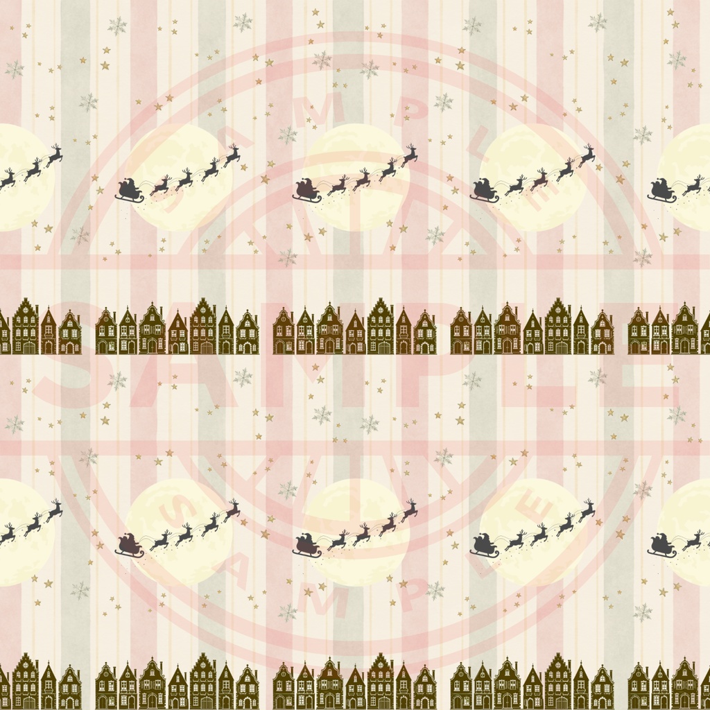 大人かわいいクリスマス♪|デザインペーパー5種セット|ベージュ|デジタル素材|Antique Christmas