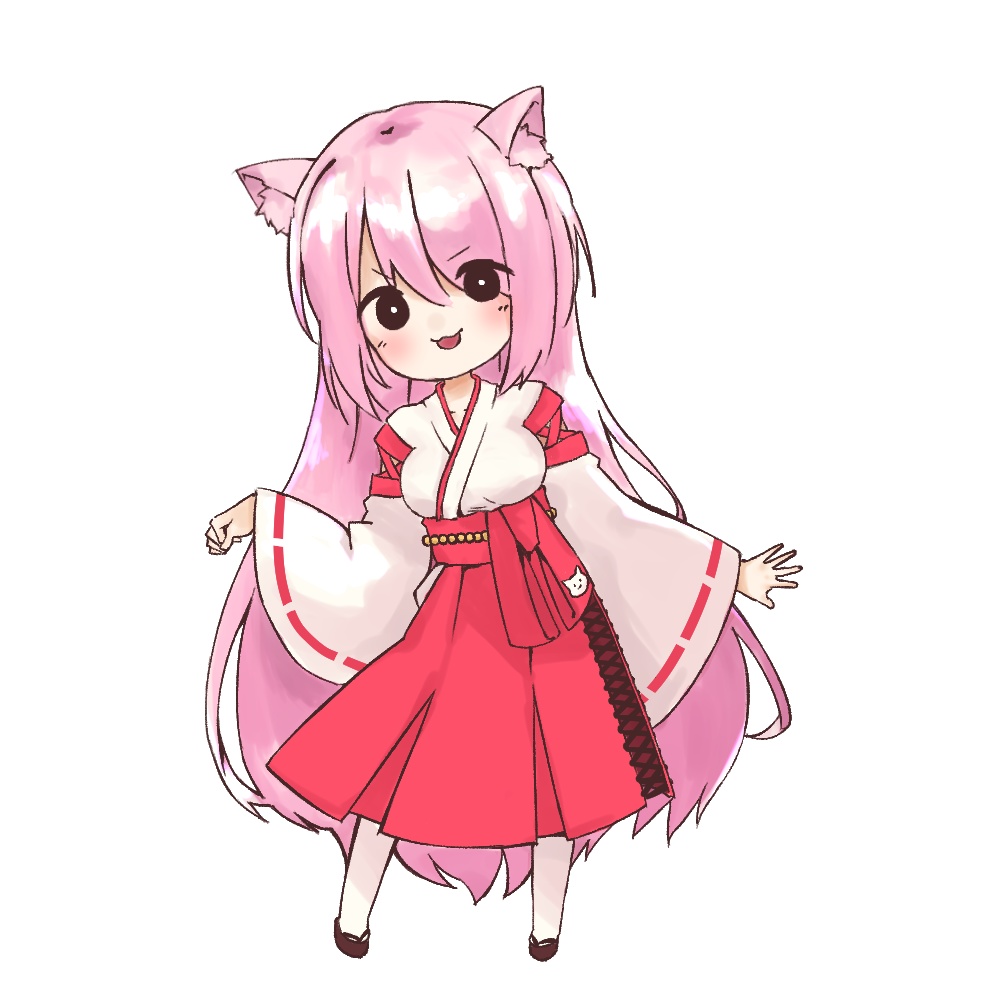 【非公式】椎名唯華巫女衣装アクキー 50×50(mm)