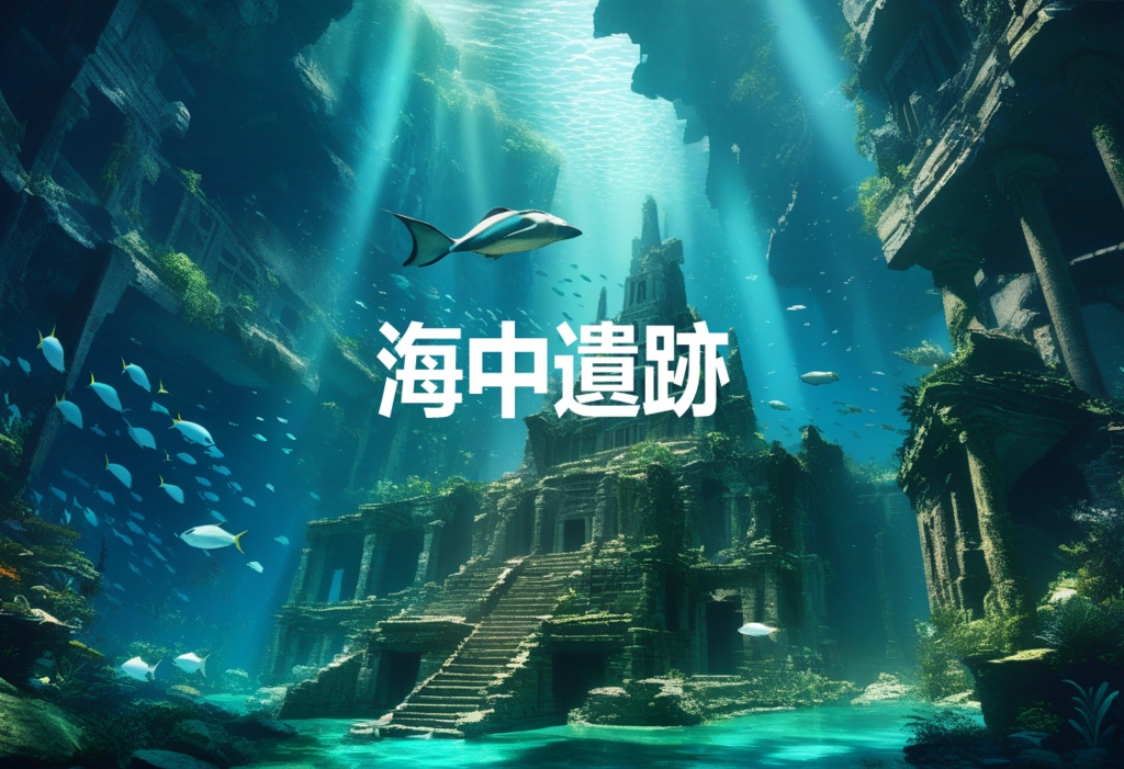 海中遺跡　背景画像【160枚】