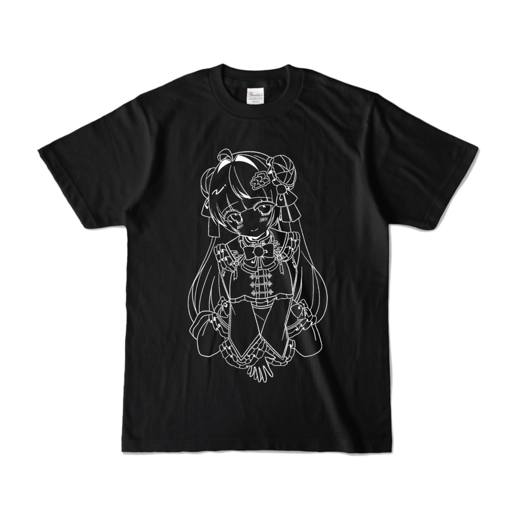 此糸にな萌Tシャツ ブラック