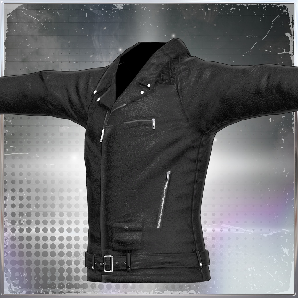 【4avater】LEATHER JACKET