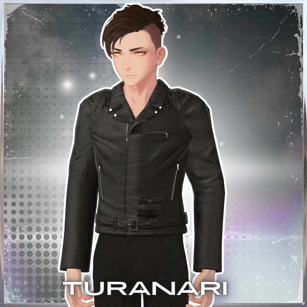 【4avater】LEATHER JACKET