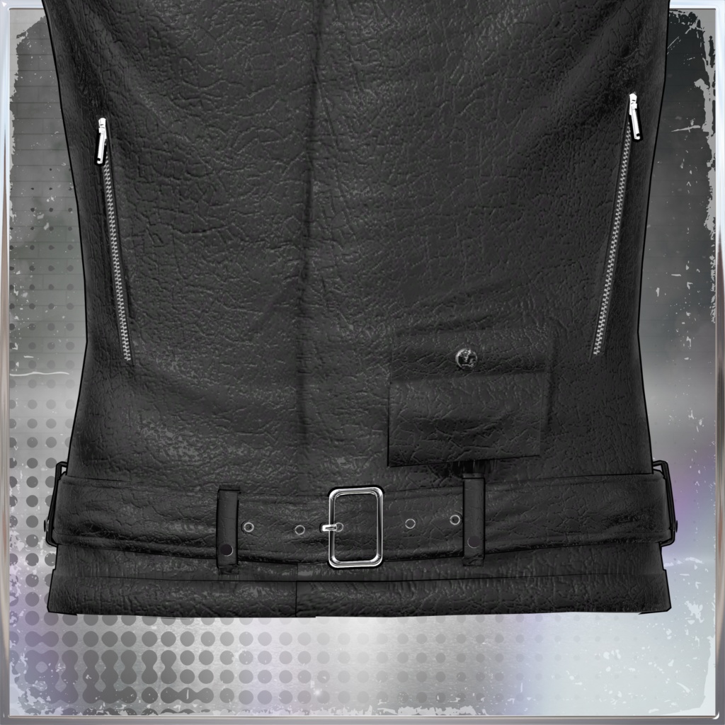 【4avater】LEATHER JACKET