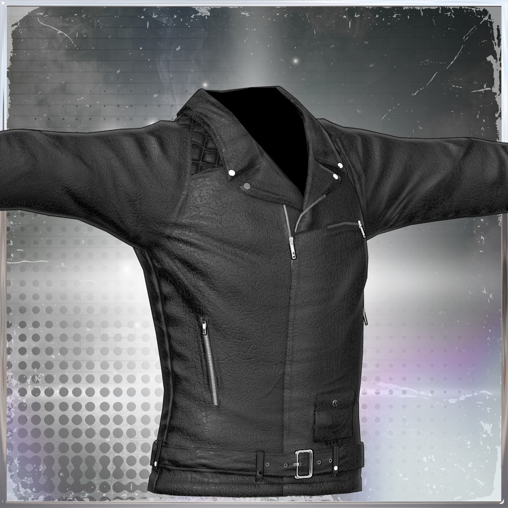 【4avater】LEATHER JACKET