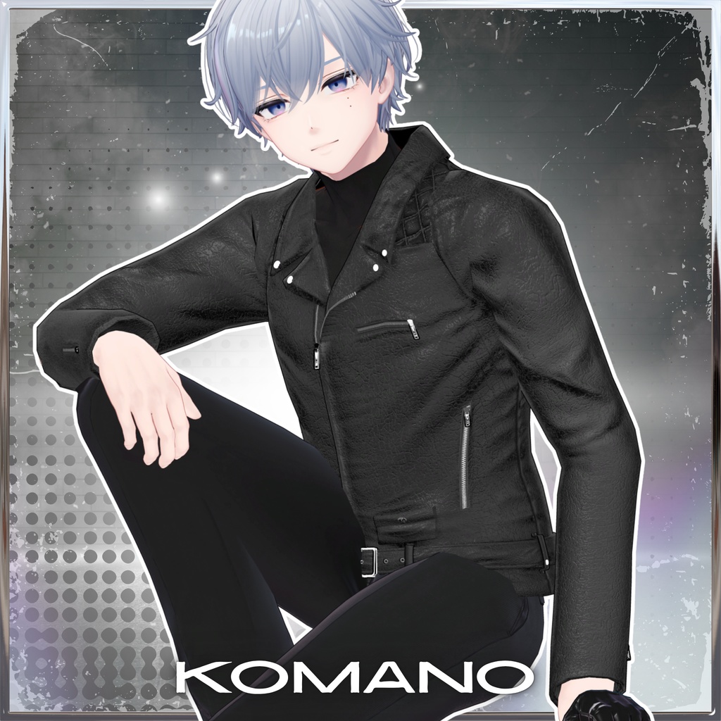 【4avater】LEATHER JACKET