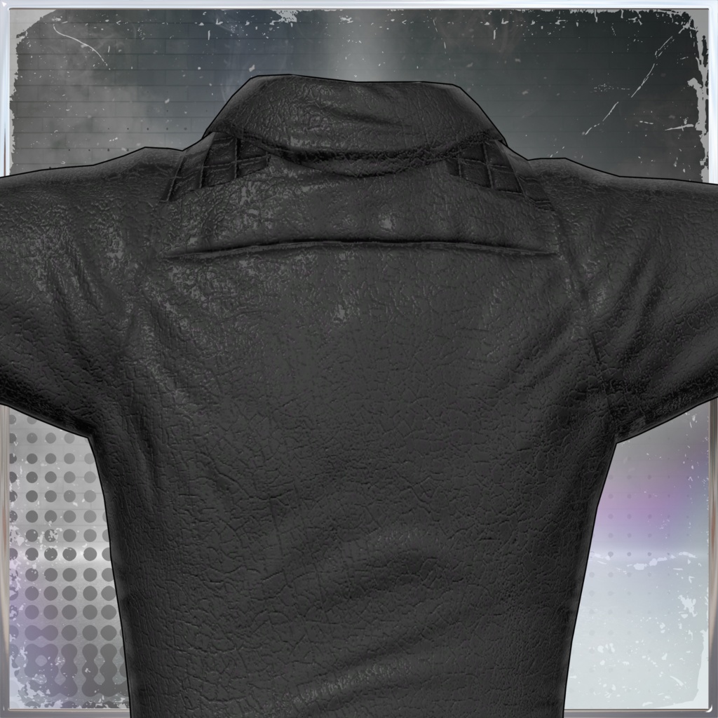 【4avater】LEATHER JACKET