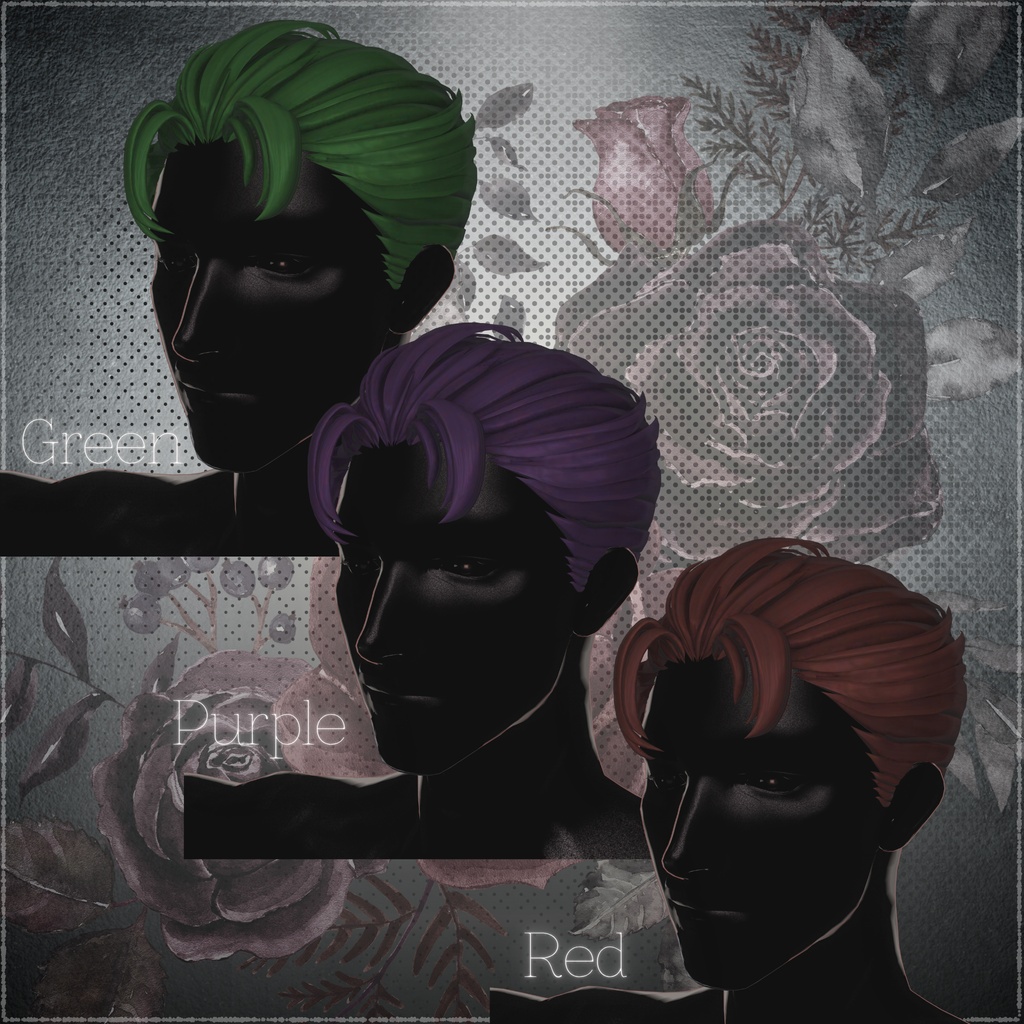 【4アバター対応】CalmBackHair