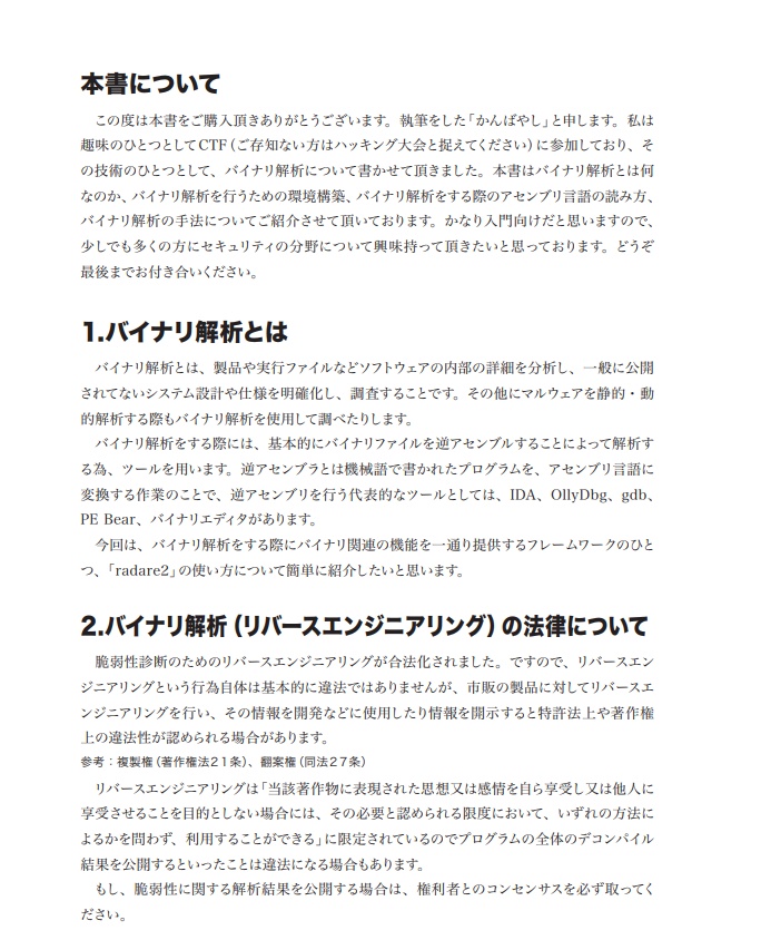 Radare2で学ぶバイナリ解析入門