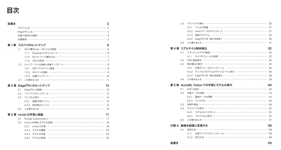 ラズパイで学ぶ、Edge TPUの使い方