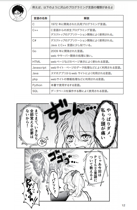 漫画で学ぶPythonプログラミング入門