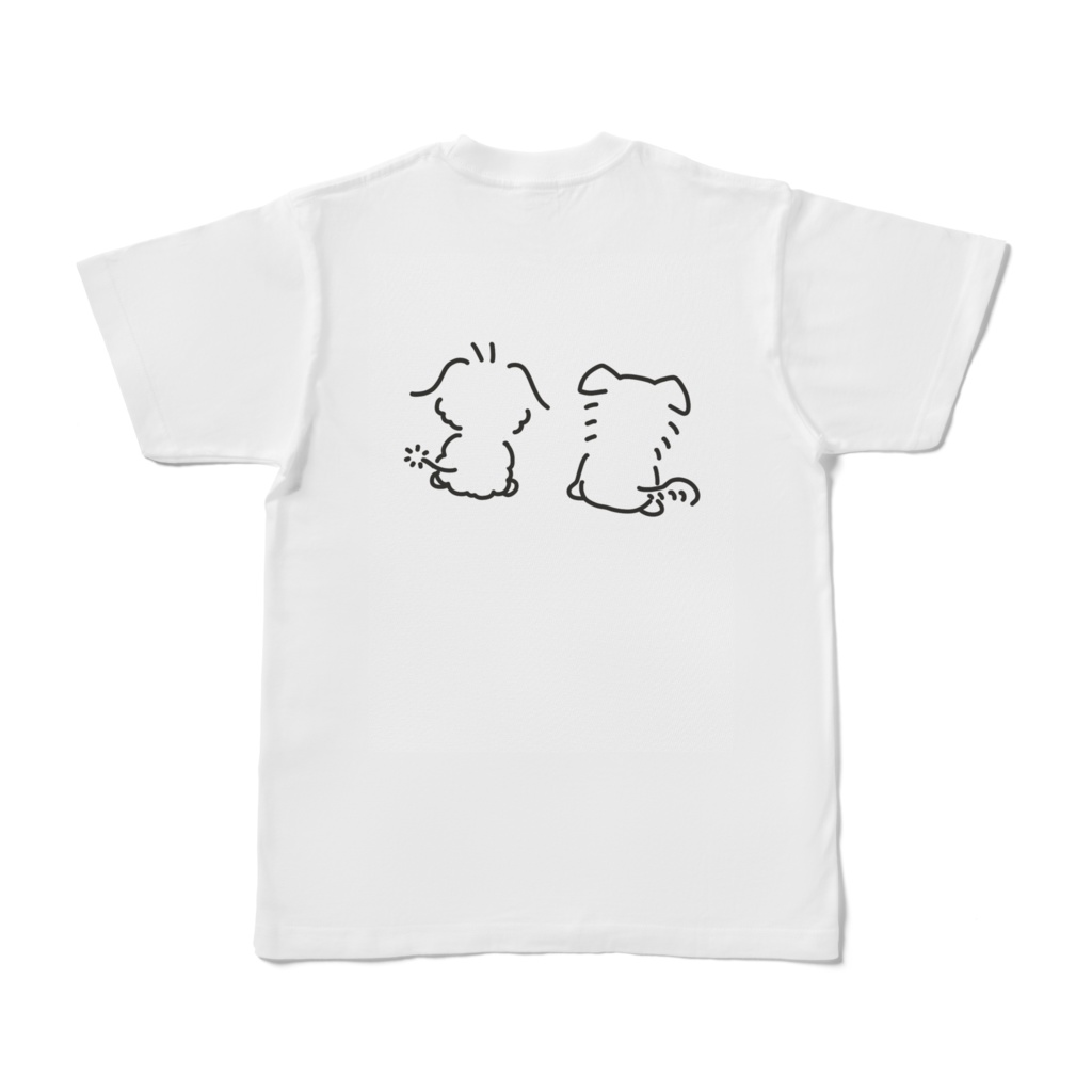 ゆるちくミル両面Tシャツ